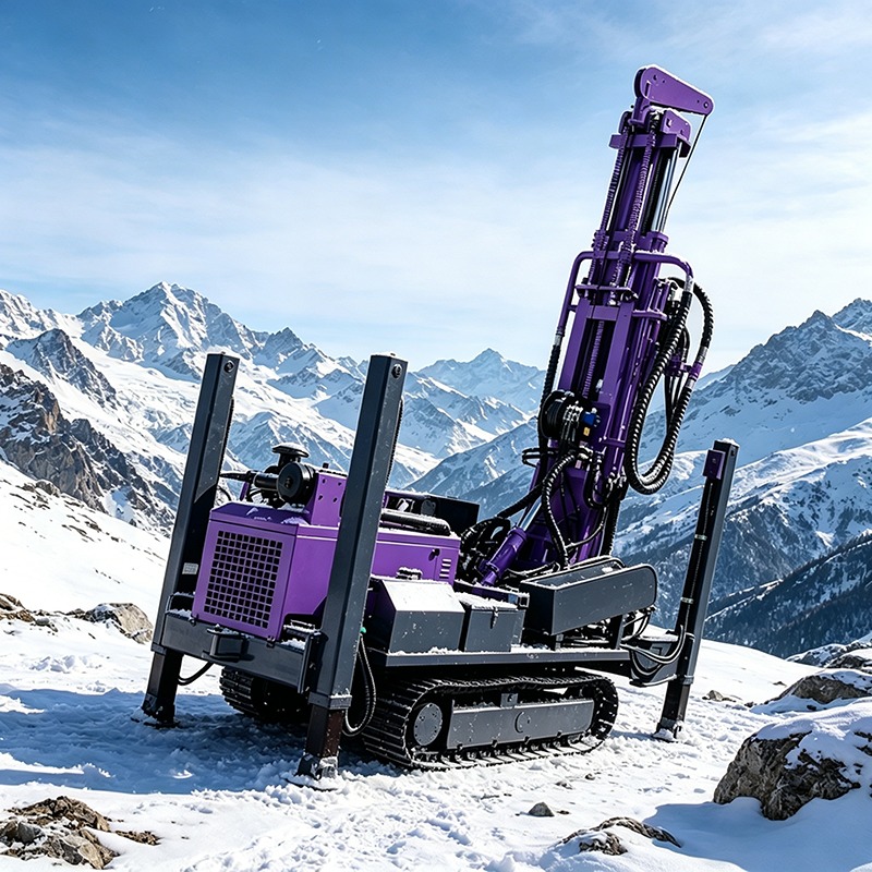 Heavy Equipment Drilling Rig - Мощная гусеничная буровая установка для водяных