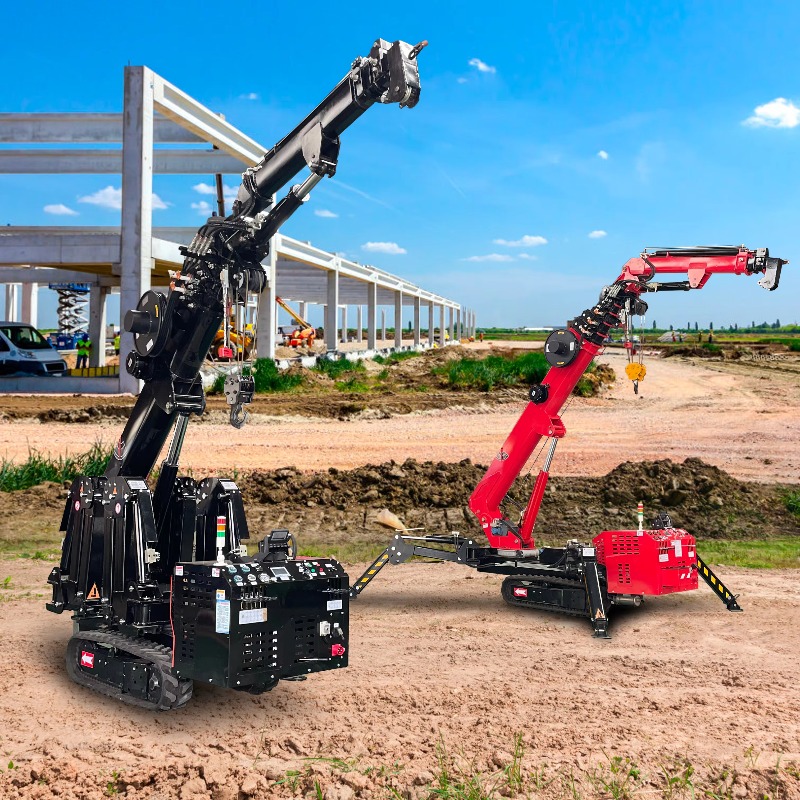 Heavy Equipment Crane - Компактный мини-кран-паук с гидравлическим электрическим дистанционным