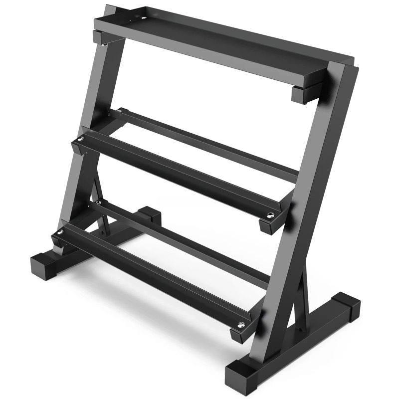 Heavy Equipment Storage - Трехуровневая стойка для хранения гантелей на