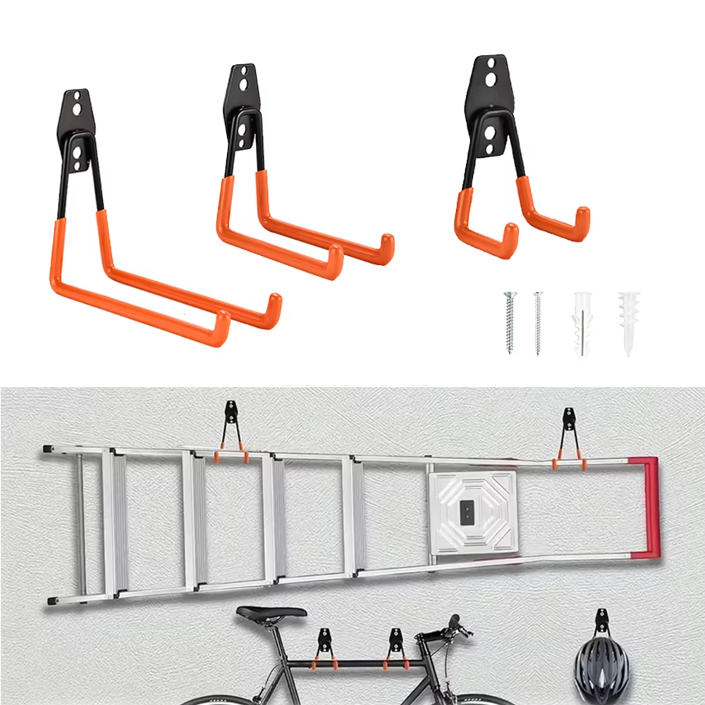 Heavy Equipment Storage - Прочный настенный металлический крюк-органайзер для гаража,