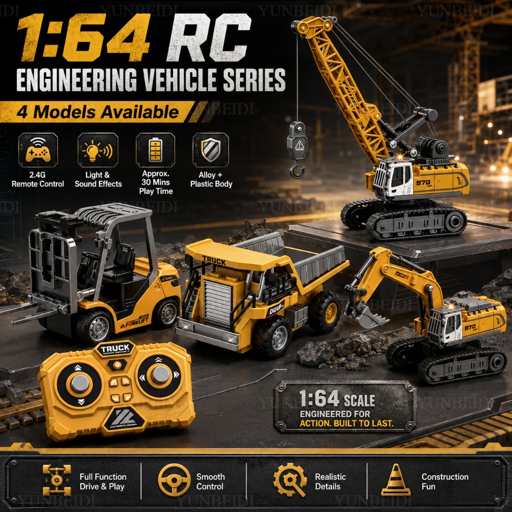 Heavy Equipment Crane - Миниатюрная модель строительной техники на радиоуправлении