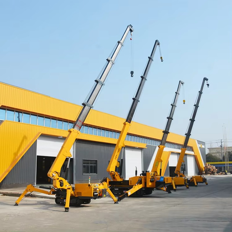 Heavy Equipment Crane - 8-тонный гидравлический мини-кран-паук на гусеничном ходу