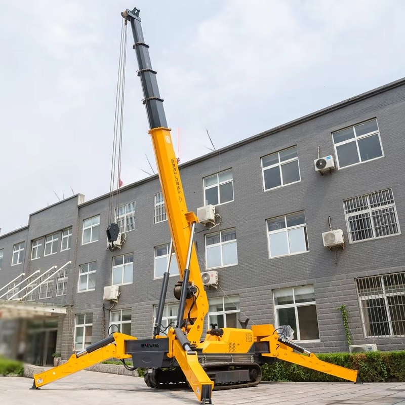 Мини-кран-паук: компактная эле – обзор и цена Heavy Equipment Crane