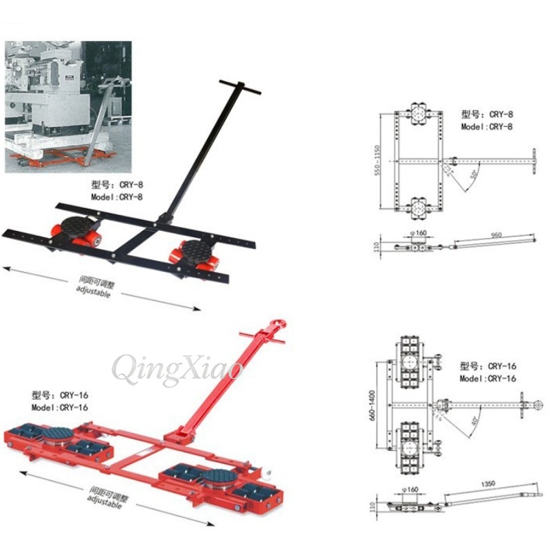 Двухрядная тележка-платформа д – обзор и цена Heavy Equipment Transporter